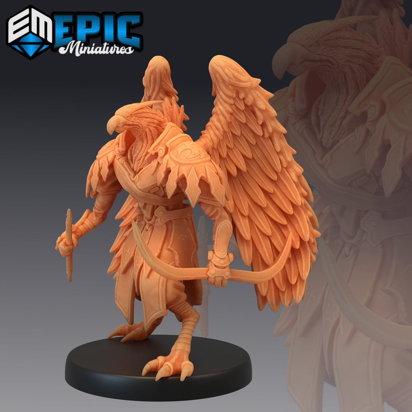 Birdfolk Eagle Series - Epic Miniatures | Medium | Beast, Masculine, Winged