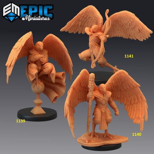 Birdfolk Falcon Series - Epic Miniatures | Medium | Beast, Masculine, Winged