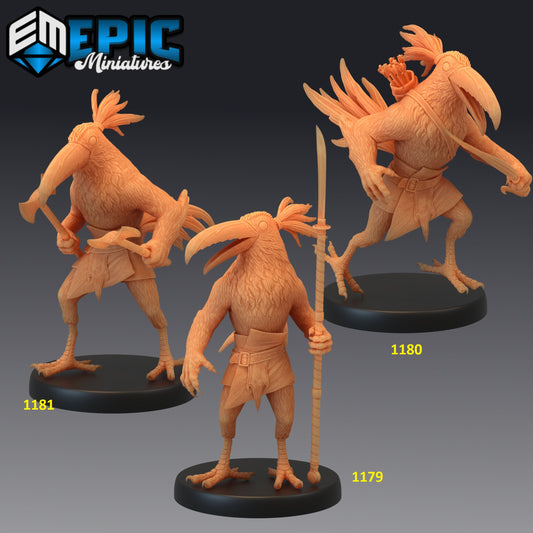 Birdfolk Toucan Series - #32 Sky Dominion - Epic Miniatures | Medium | Beast, Masculine, Winged