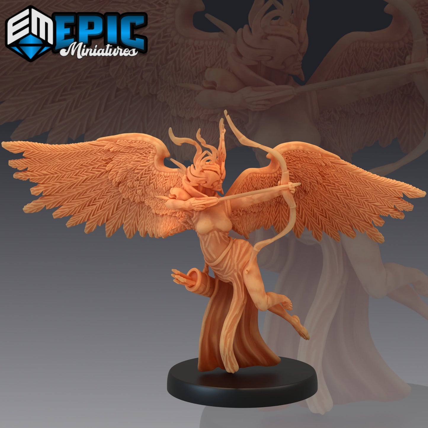 Heartless Angel Series - #32 Sky Dominion - Epic Miniatures | Medium | Humanoids, Feminine, Winged