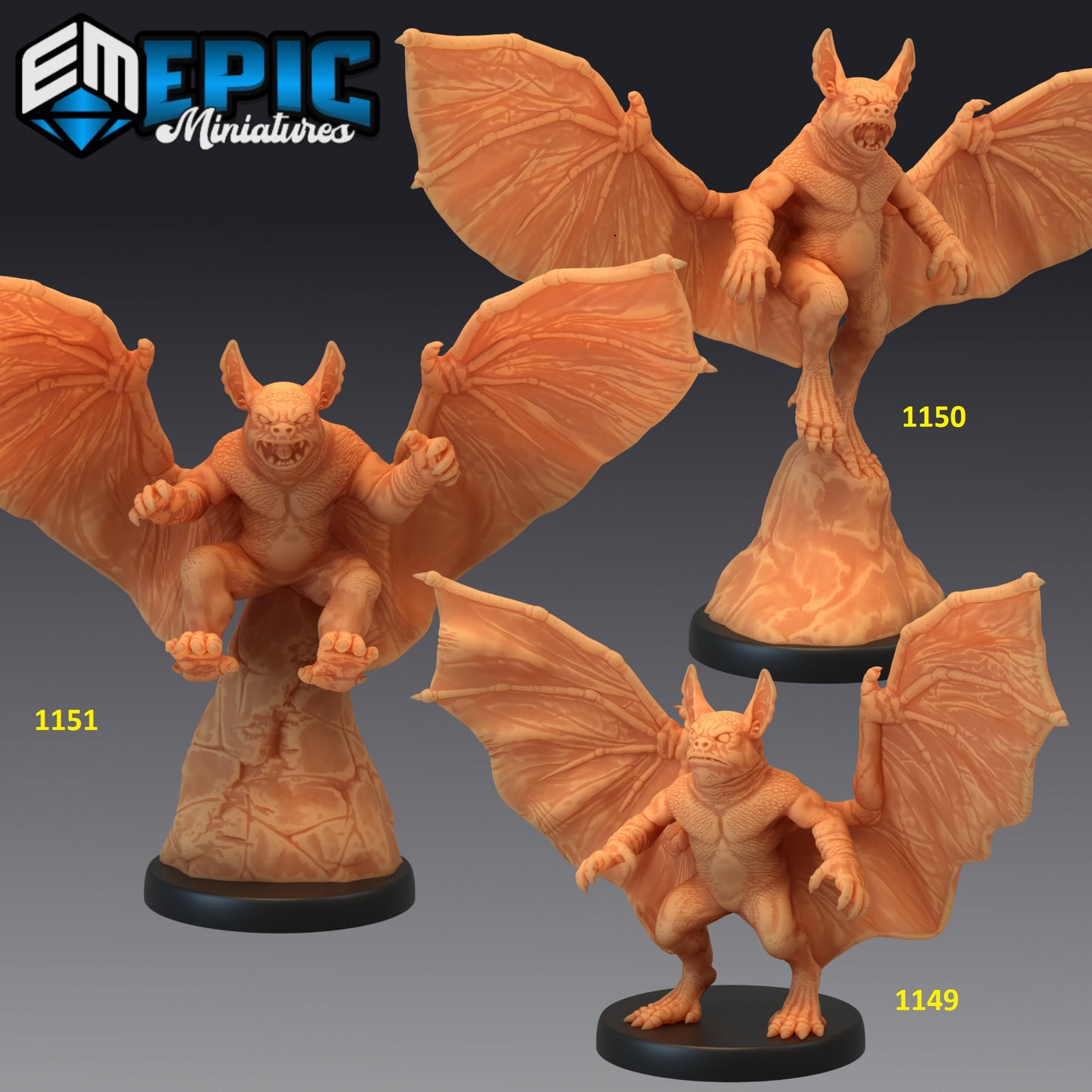 Homunculus Series - #32 Sky Dominion - Epic Miniatures | Medium | Beast, Masculine, Winged
