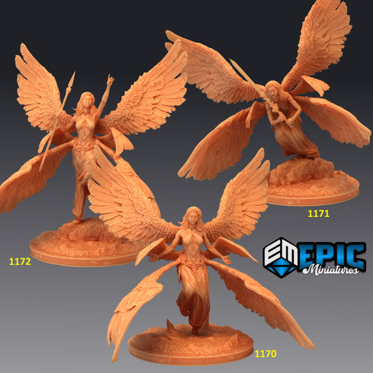 Seraphim Angel Series - Epic Miniatures | Large | Humanoids, Feminine, Winged