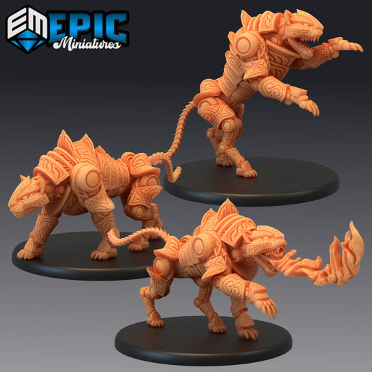 Construct Tiger - #45 Steam Constructs - Epic Miniatures | Large | Construct