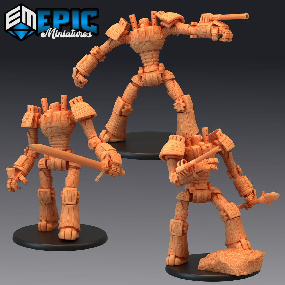 Wood Construct - Epic Miniatures | Large | Construct – Rumbeard Trading
