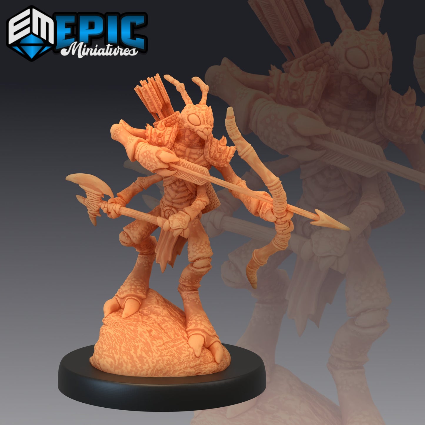 Insectoid Ant Warrior - Epic Miniatures | Medium | Humanoids