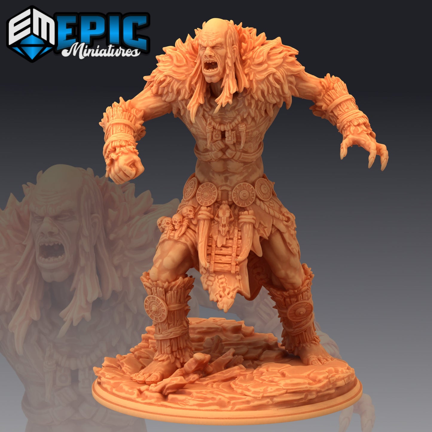 Stone Giant - #44 Caves of Despair - Epic Miniatures | Large | Giant, Masculine