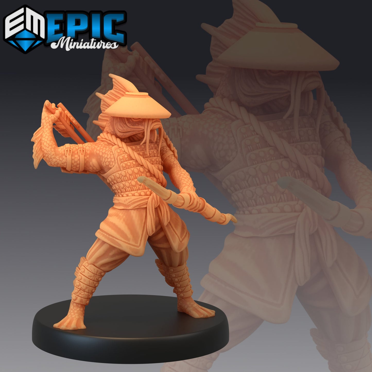 Fish Folk Koi Tribe - Epic Miniatures | Medium | Humanoids