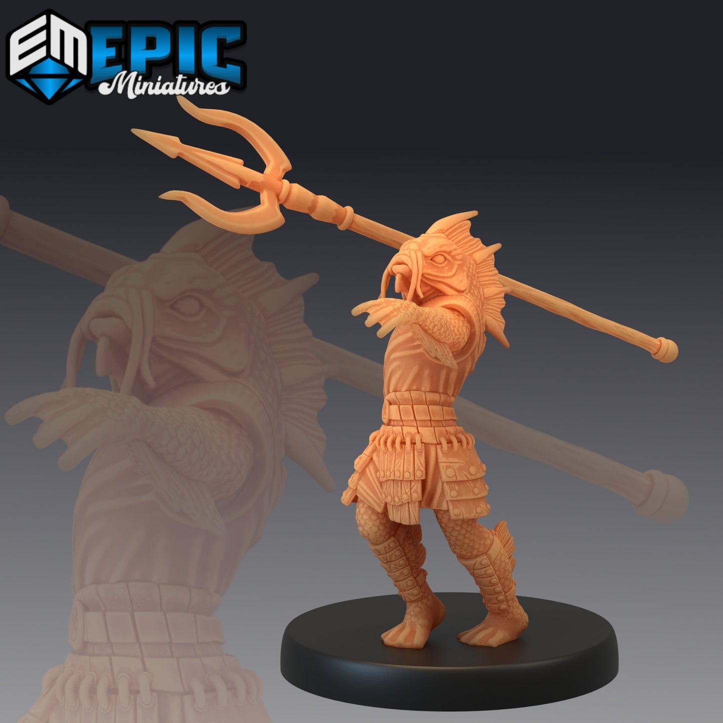 Fish Folk Koi Tribe - Epic Miniatures | Medium | Humanoids