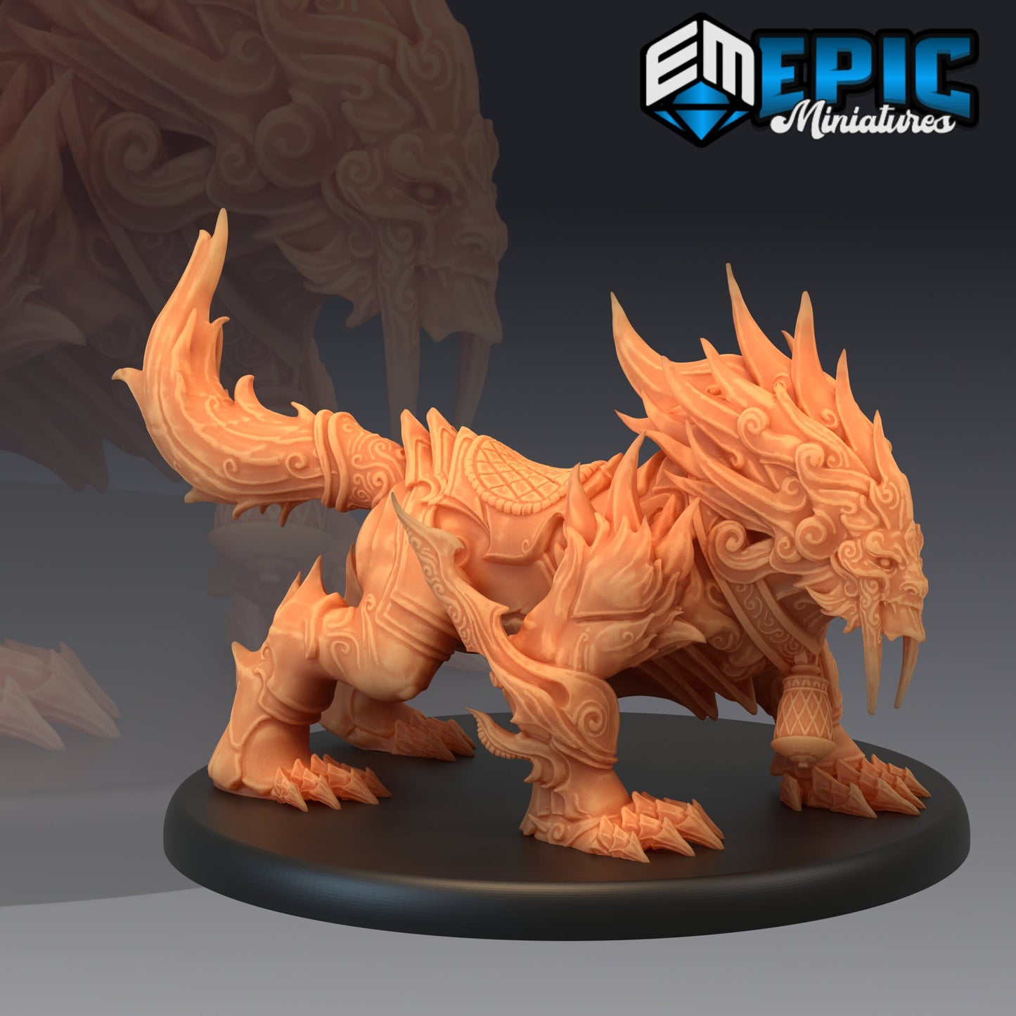 Guardian Fuu Tiger - #43 Yokai Mayhem - Epic Miniatures | Large | Beast