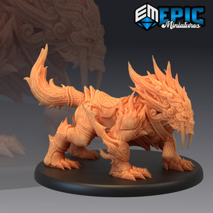 Guardian Fuu Tiger - #43 Yokai Mayhem - Epic Miniatures | Large | Beast