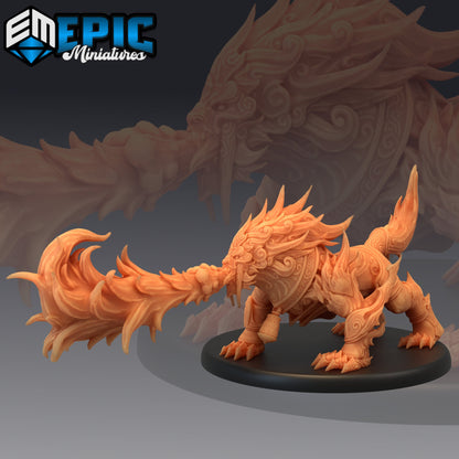 Guardian Fuu Tiger - #43 Yokai Mayhem - Epic Miniatures | Large | Beast