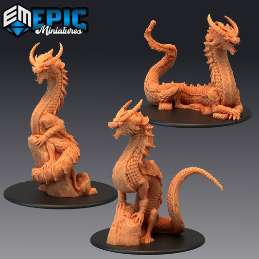 Legendary Lung Dragon - #43 Yokai Mayhem - Epic Miniatures | Gargantuan | Dragon