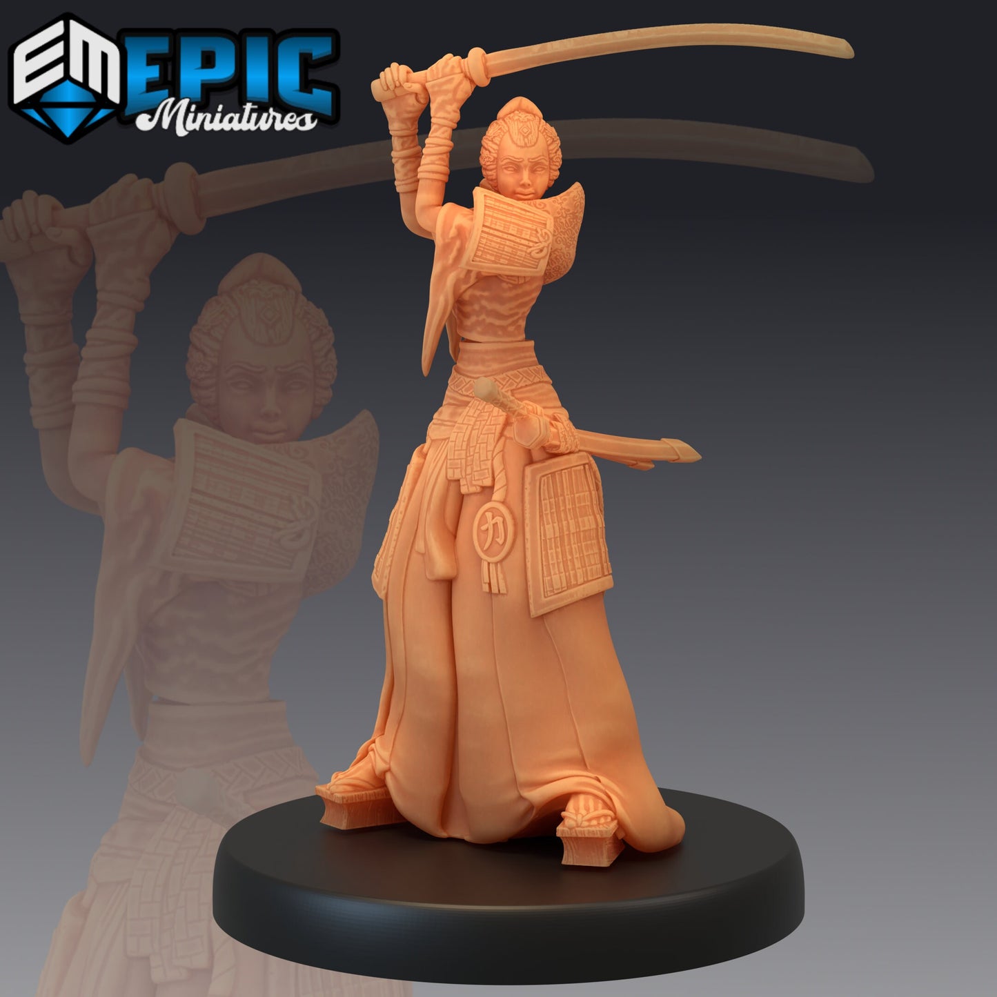 Samurai Female 1657 - #43 Yokai Mayhem - Epic Miniatures | Medium | Human