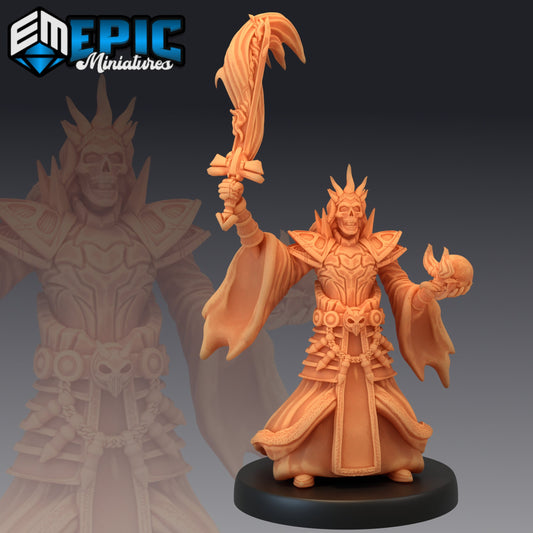 Ancient Lich - #42 Restless Bones - Epic Miniatures | Medium | Monstrosity