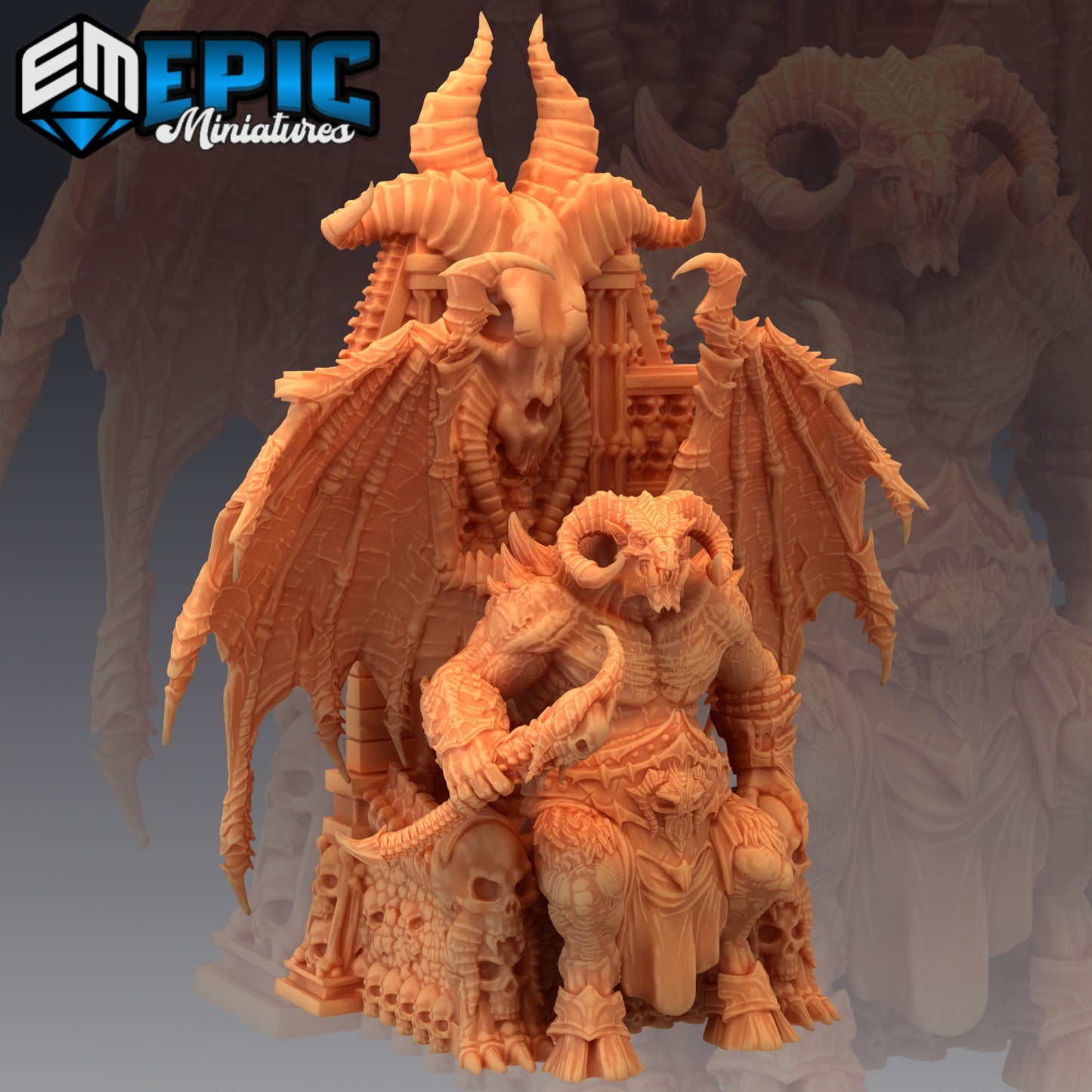 Orc Demon Lord Series - Epic Miniatures | Huge | Monstrosity
