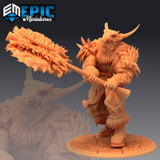 Frost Giant Warrior - Epic Miniatures | Huge | Giant, Masculine, Axe