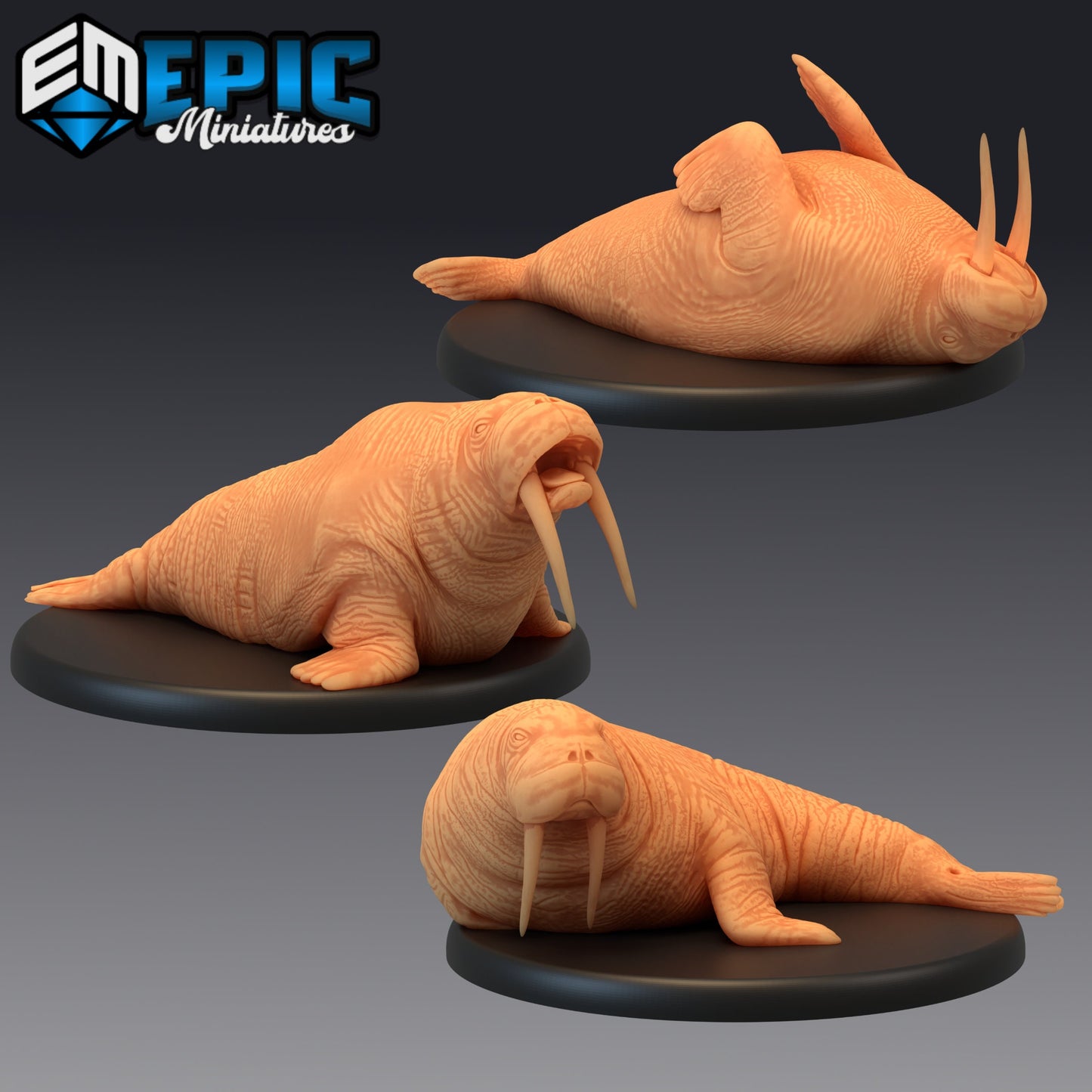 Walrus Series - #41 Barbarian Winter - Epic Miniatures | Large | Beast
