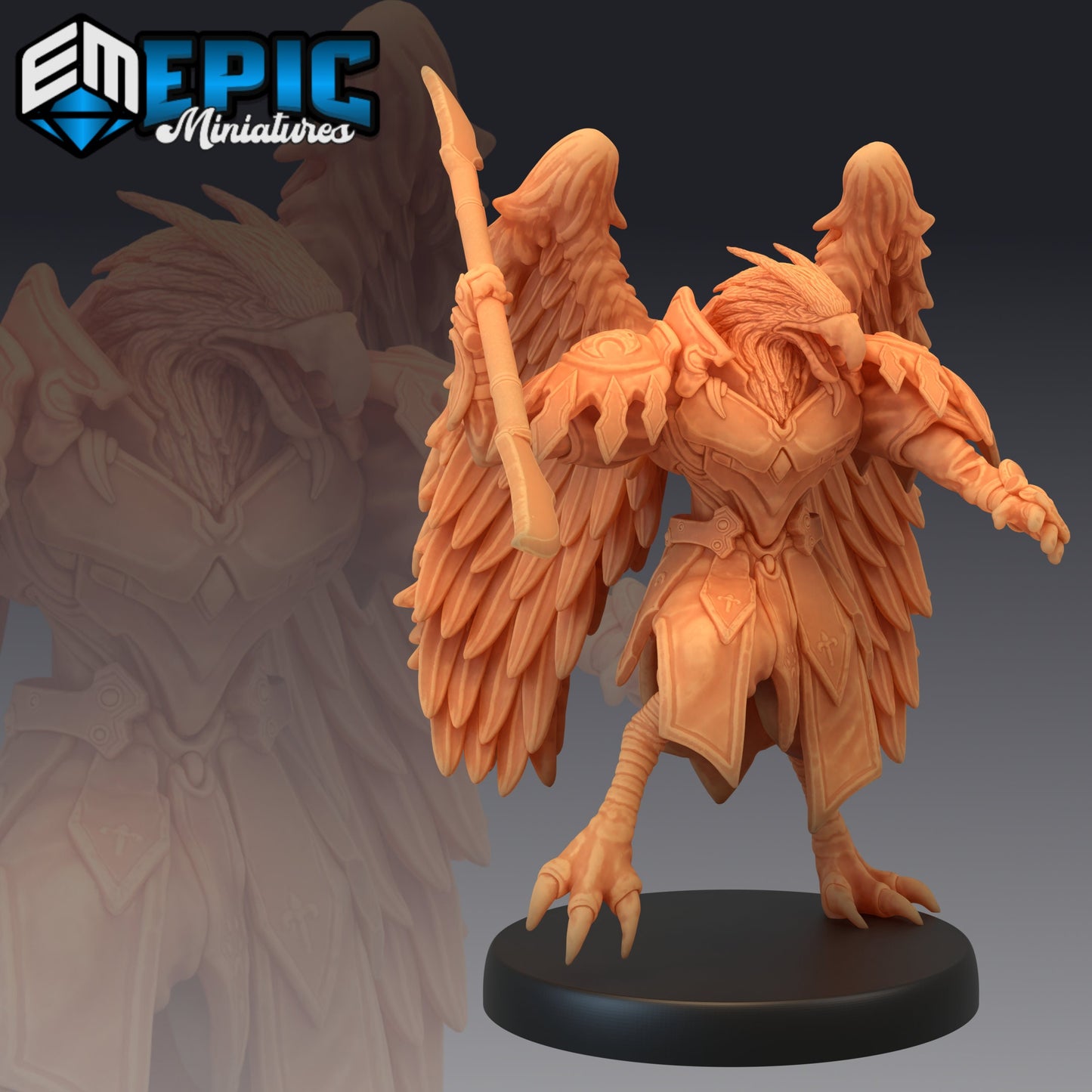 Birdfolk Eagle Series - Epic Miniatures | Medium | Beast, Masculine, Winged