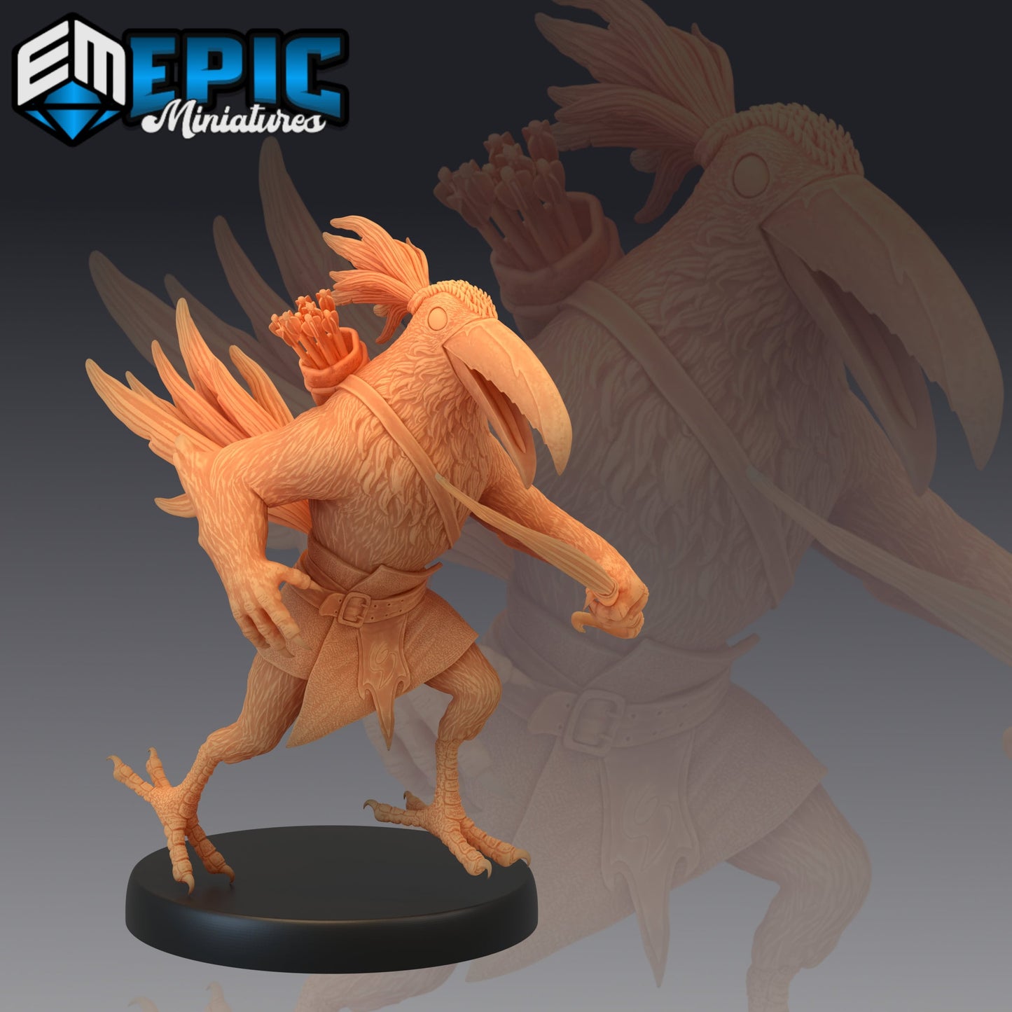 Birdfolk Toucan Series - #32 Sky Dominion - Epic Miniatures | Medium | Beast, Masculine, Winged
