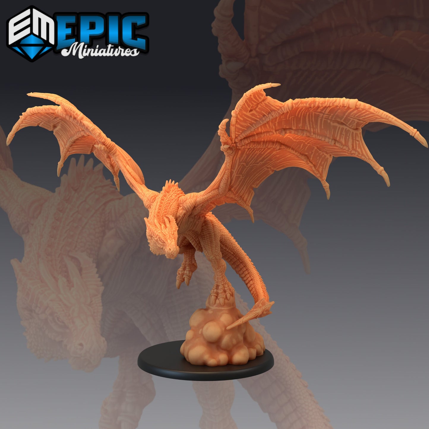 Draconic Wyvern Series - Epic Miniatures | Large | Beast, Masculine, Winged
