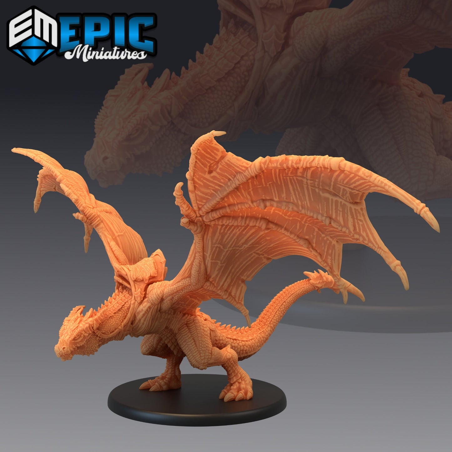 Draconic Wyvern Series - Epic Miniatures | Large | Beast, Masculine, Winged