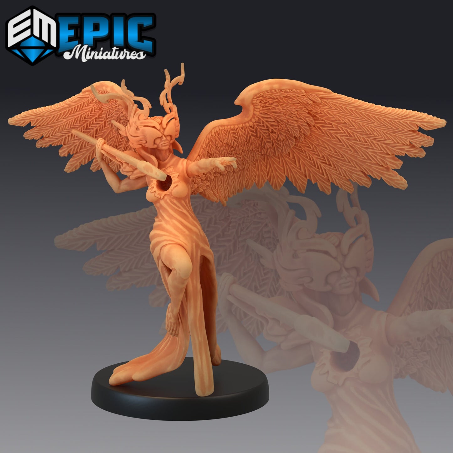 Heartless Angel Series - #32 Sky Dominion - Epic Miniatures | Medium | Humanoids, Feminine, Winged