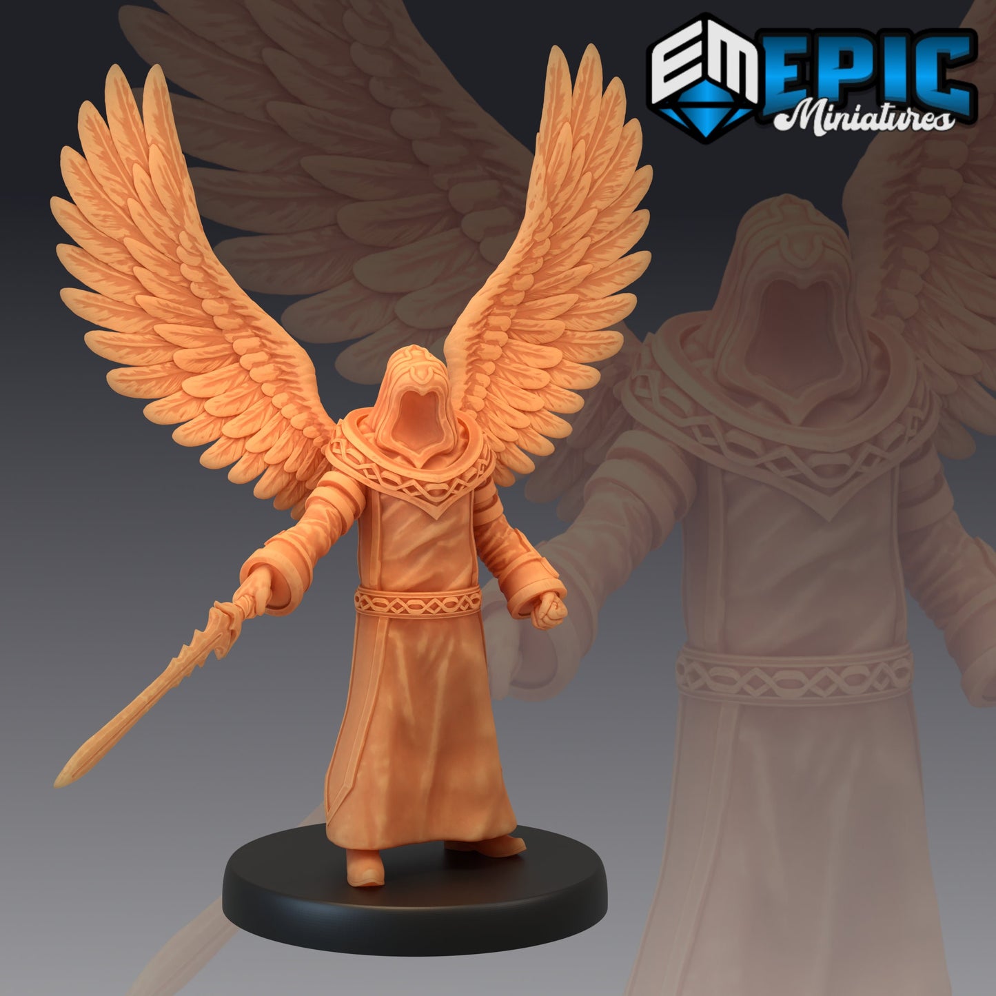 Warrior Angel Series - Epic Miniatures | Medium | Celestial, Masculine, Winged