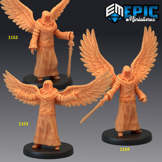 Warrior Angel Series - Epic Miniatures | Medium | Celestial, Masculine, Winged
