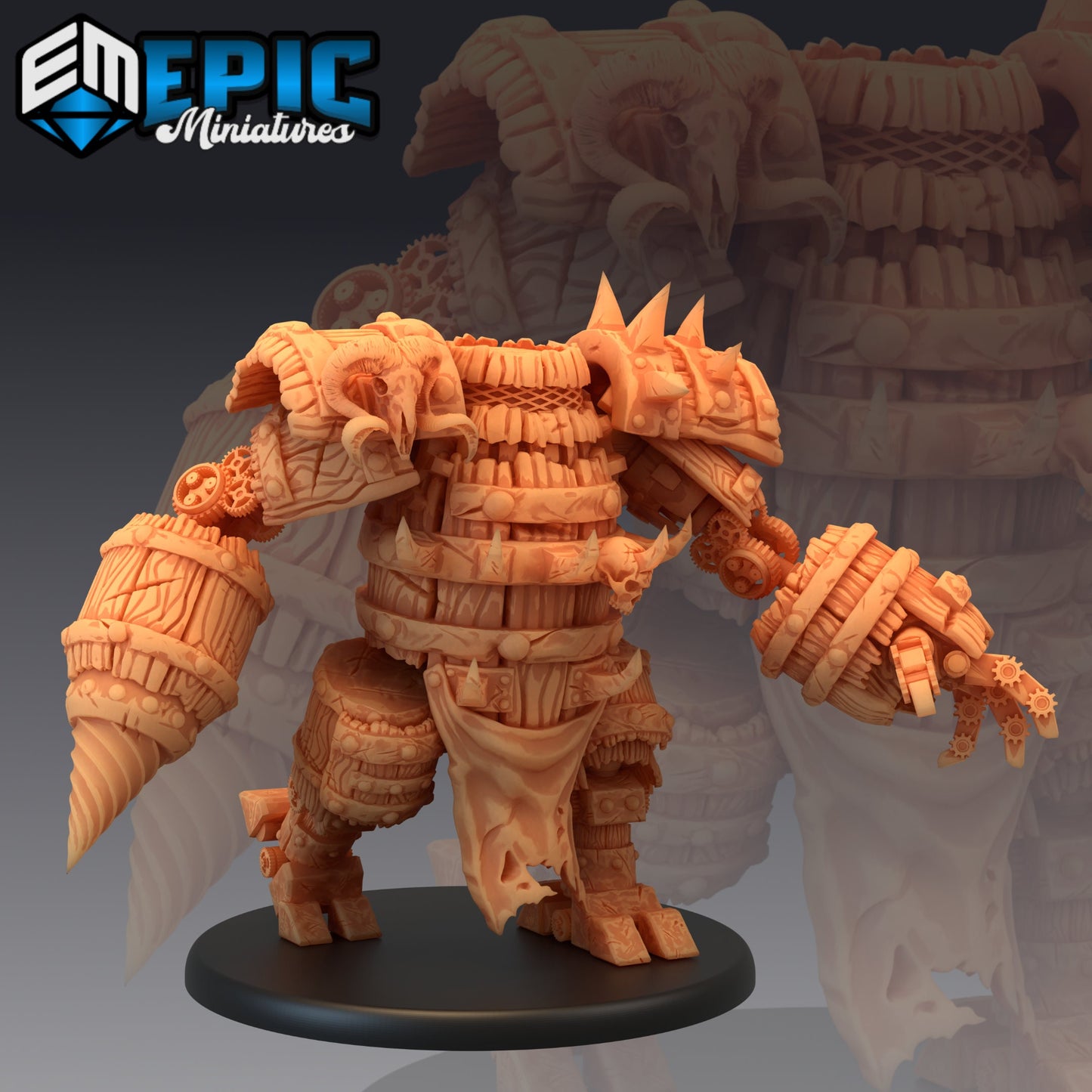 Barrel Construct - #45 Steam Constructs - Epic Miniatures | Large | Construct