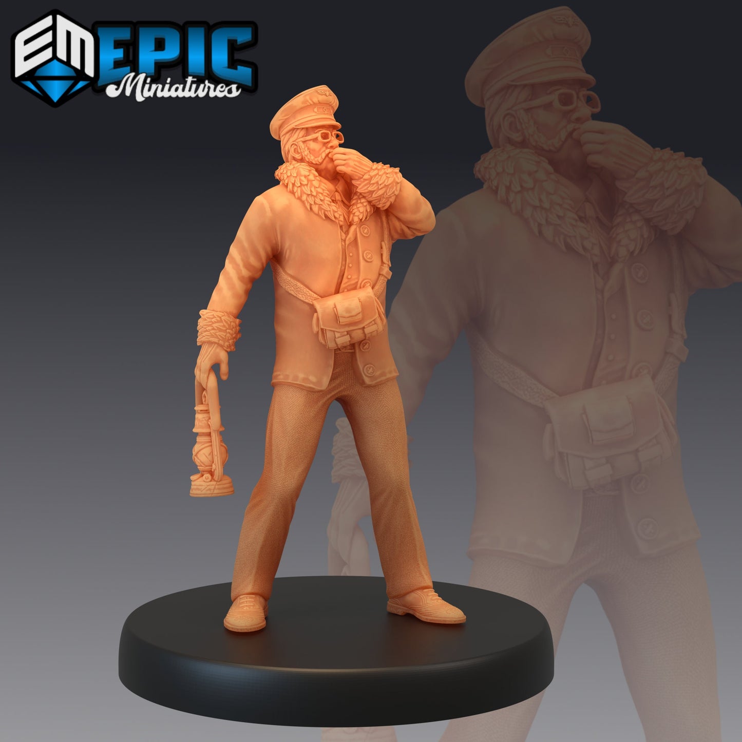 Train Conductor - Epic Miniatures | Medium | Human, Masculine