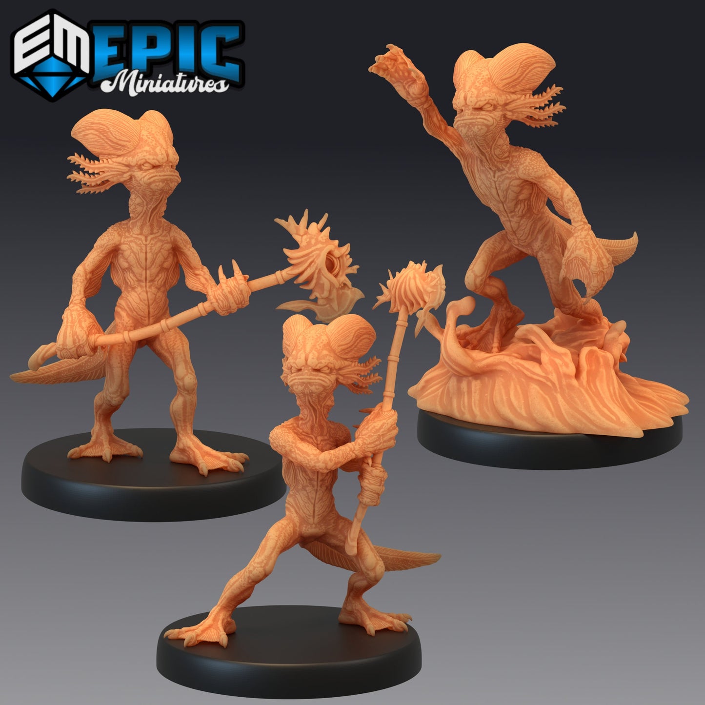 Grumpy Axolotl - #44 Caves of Despair - Epic Miniatures | Medium | Humanoids
