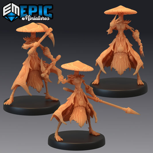 Mushroom Folk - #44 Caves of Despair - Epic Miniatures | Medium | Humanoids