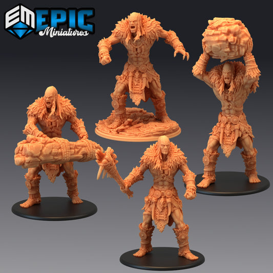 Stone Giant - #44 Caves of Despair - Epic Miniatures | Large | Giant, Masculine