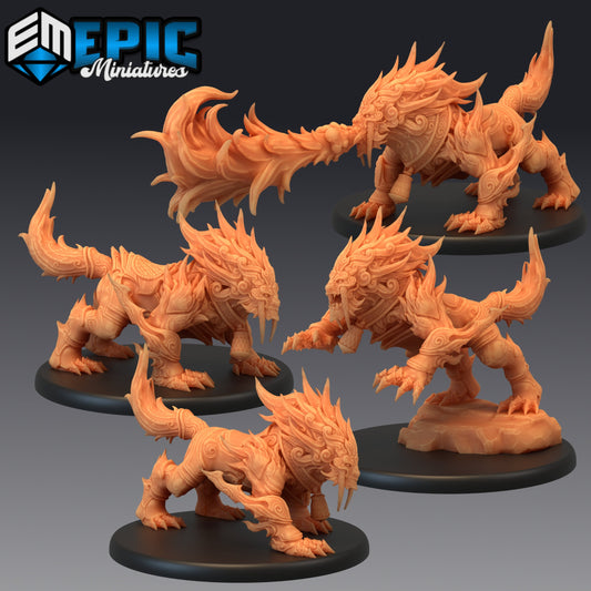Guardian Fuu Tiger - #43 Yokai Mayhem - Epic Miniatures | Large | Beast