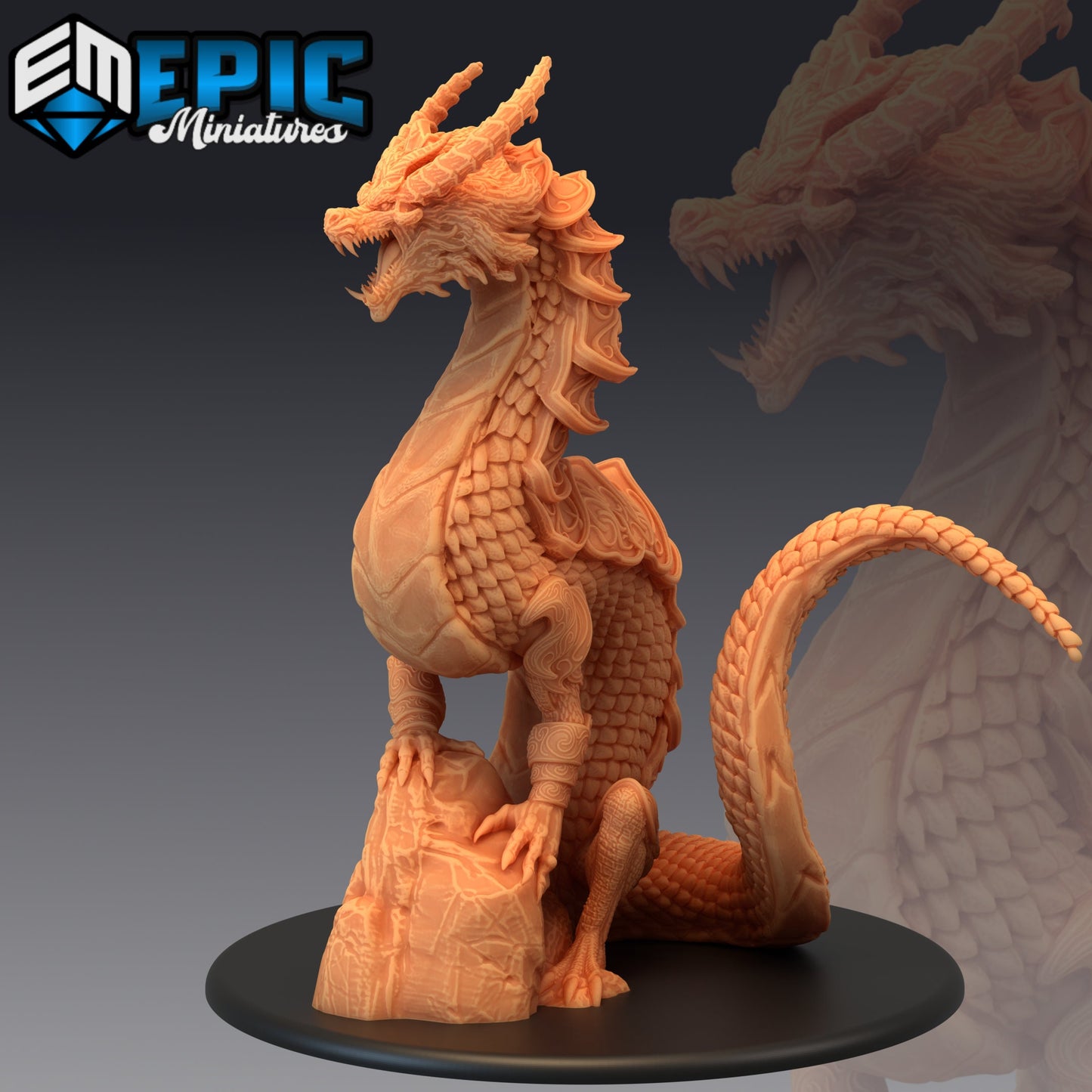 Legendary Lung Dragon - #43 Yokai Mayhem - Epic Miniatures | Gargantuan | Dragon