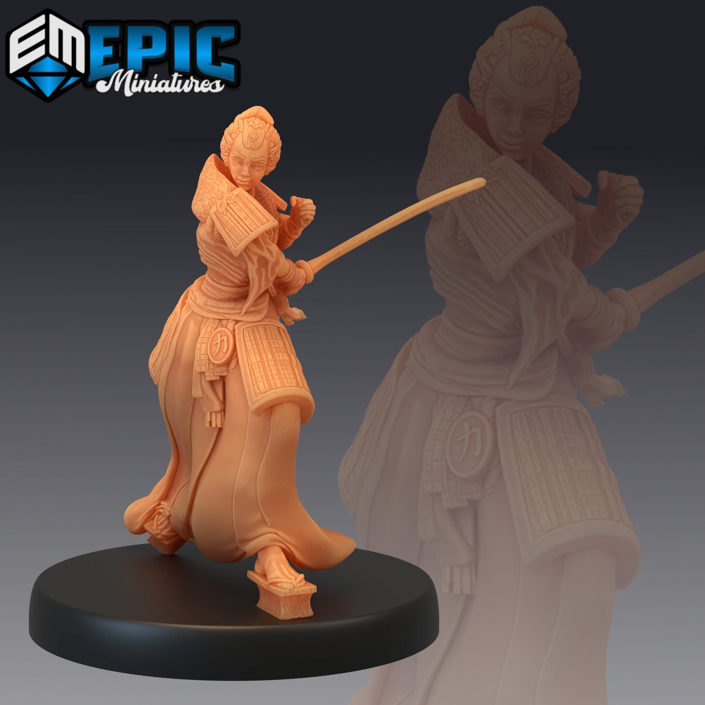 Samurai Female 1657 - #43 Yokai Mayhem - Epic Miniatures | Medium | Human