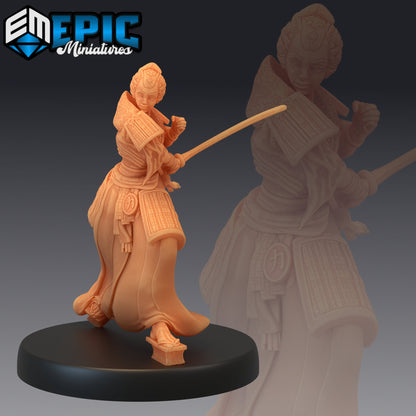 Samurai Female 1657 - #43 Yokai Mayhem - Epic Miniatures | Medium | Human