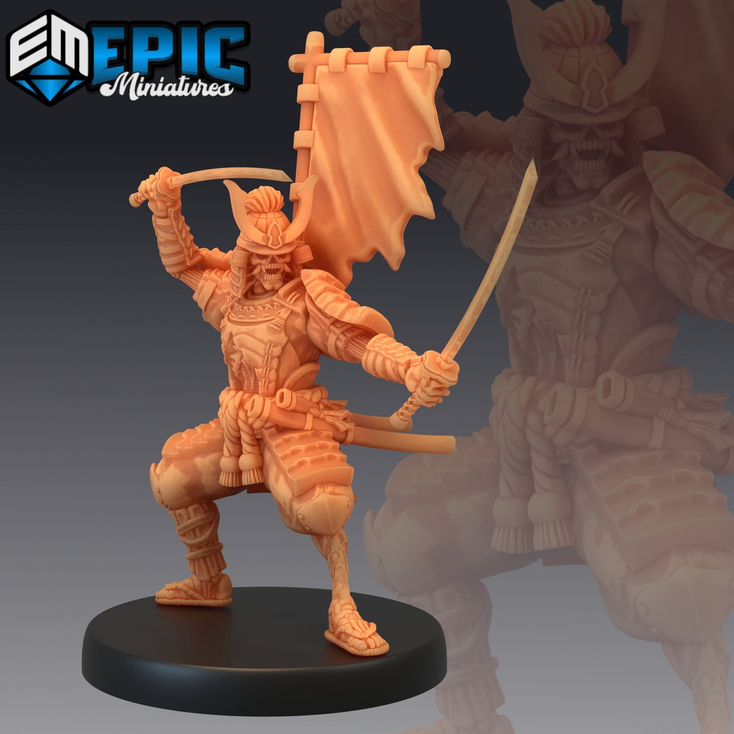 Undead Samurai - #43 Yokai Mayhem - Epic Miniatures | Medium | Human