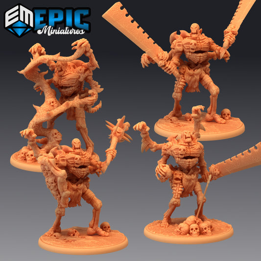 Human Bone Golem - #42 Restless Bones - Epic Miniatures | Large | Monstrosity