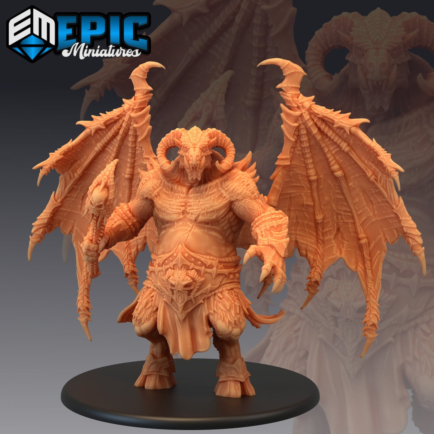 Orc Demon Lord Series - Epic Miniatures | Huge | Monstrosity