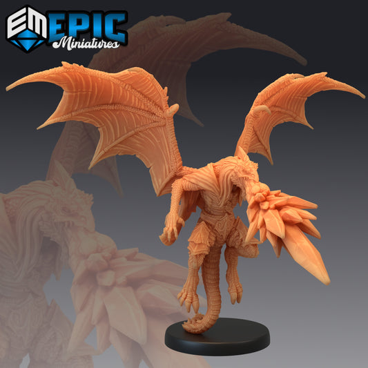Draconic White Demon - #41 Barbarian Winter - Epic Miniatures | Medium | Humanoids