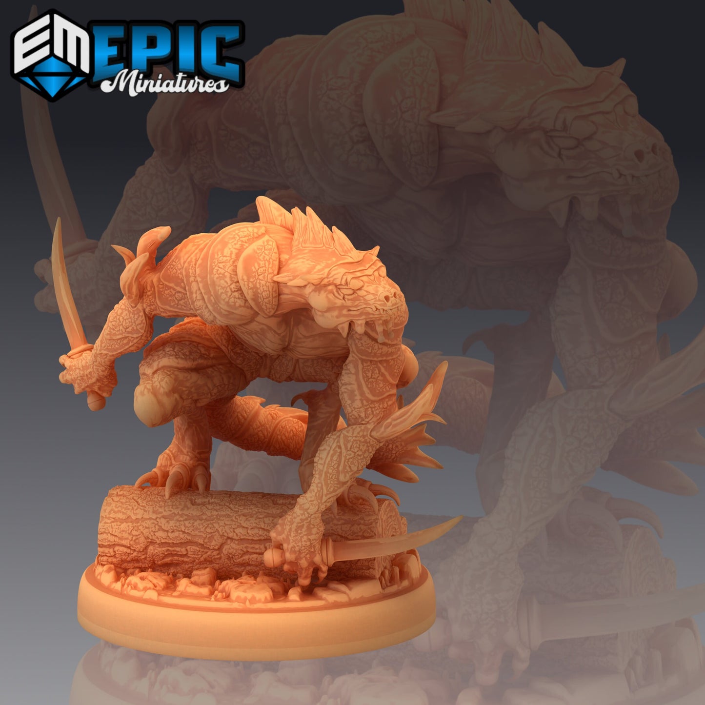 Seafolk Brute Series - #33 Underwater Mayhem - Epic Miniatures | Medium | Beast, Masculine