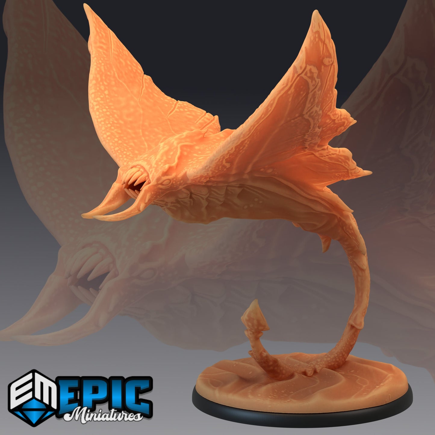 Manta Ray Series - #33 Underwater Mayhem - Epic Miniatures | Large | Beast, Masculine