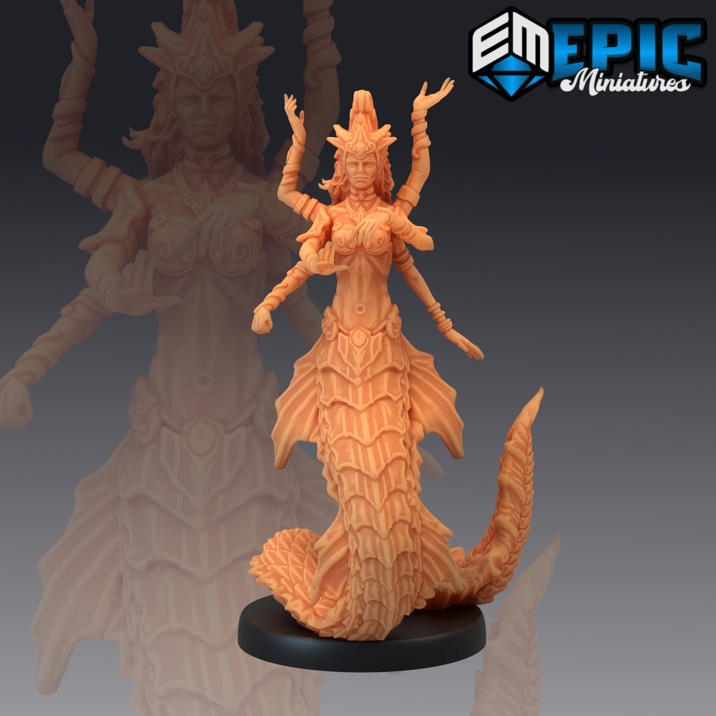 Siren Series - #05 Endless Depth - Epic Miniatures | Medium | Beast, Feminine