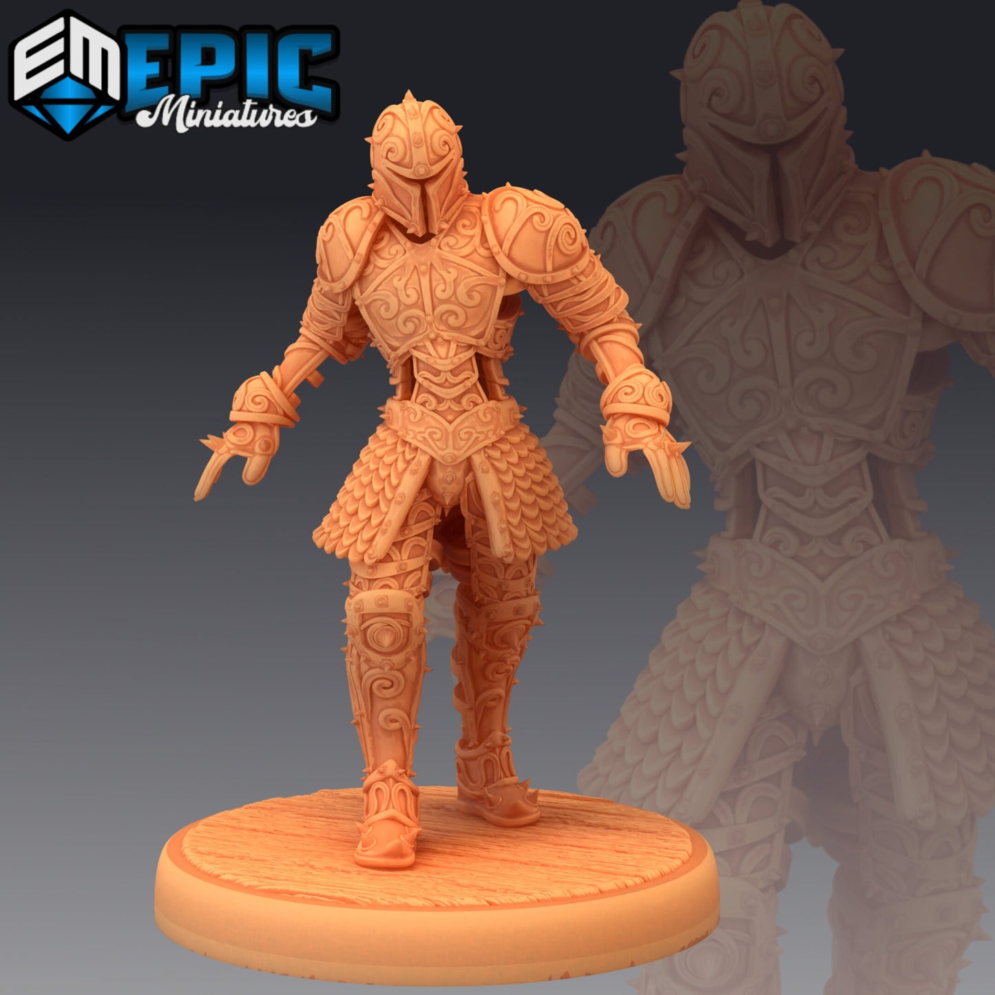 Animated Armor Series - #28 Blood Moon - Epic Miniatures | Small | Undead, Masculine