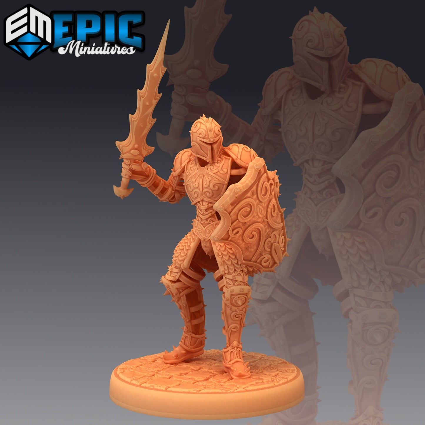 Animated Armor Series - #28 Blood Moon - Epic Miniatures | Small | Undead, Masculine