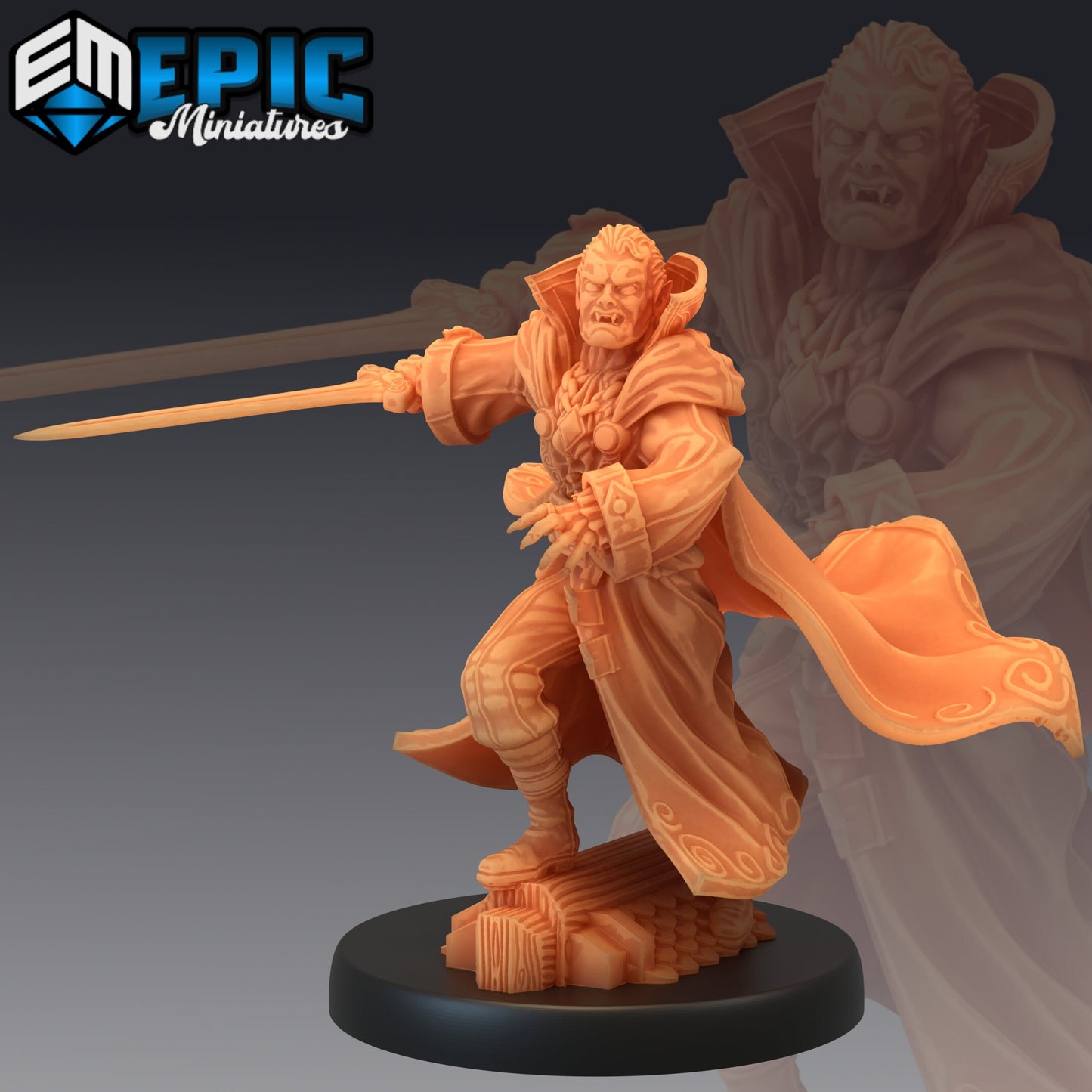 Count Dracula Series - #28 Blood Moon - Epic Miniatures | Medium | Undead, Masculine
