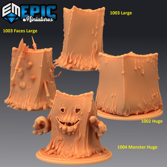 Cube Slime Series - #28 Blood Moon - Epic Miniatures | Large | Construct, Masculine