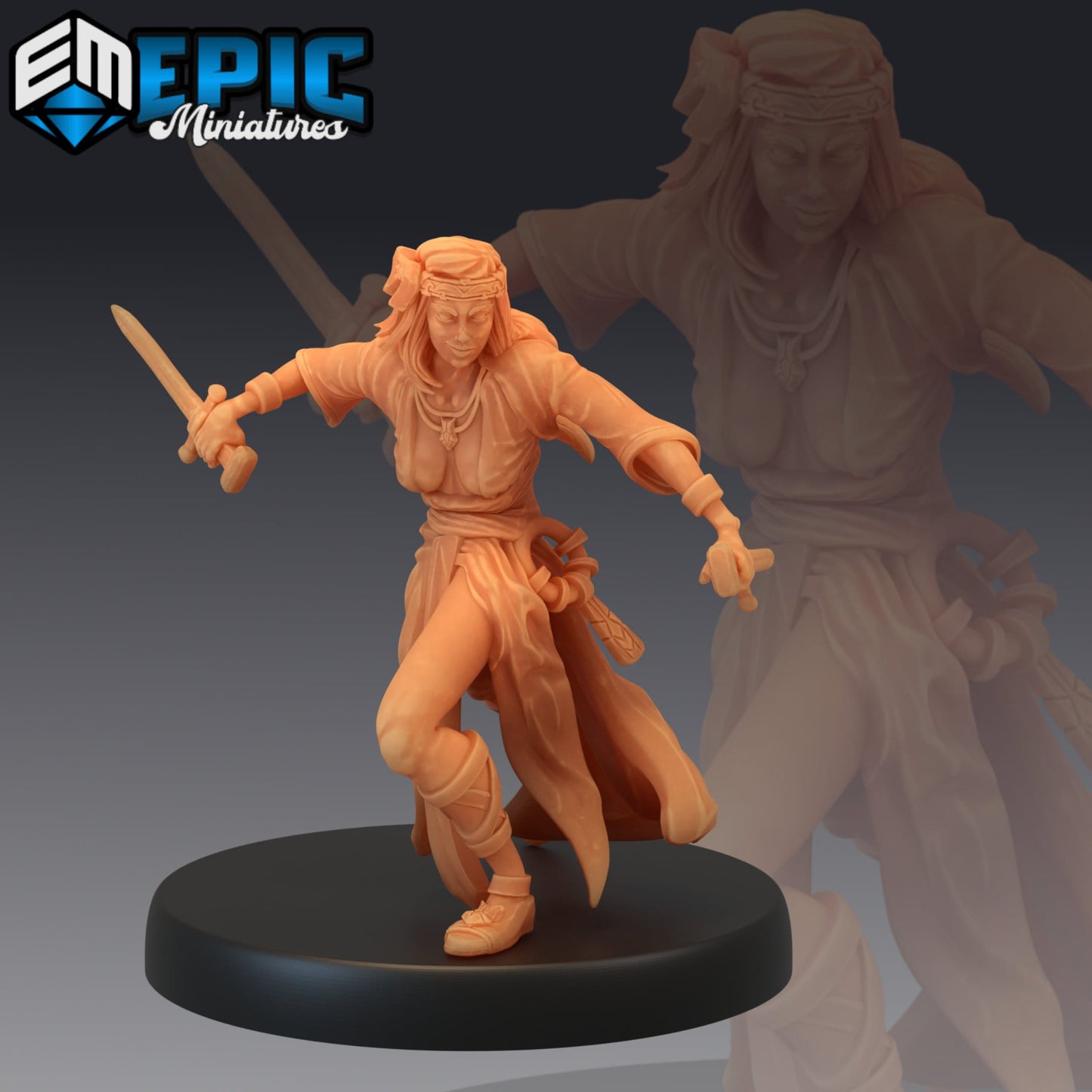 Vampire Huntress Series - #28 Blood Moon - Epic Miniatures | Medium | Undead, Feminine
