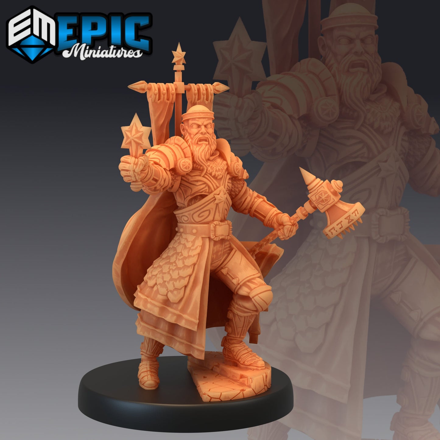 Warpriest Series - #28 Blood Moon - Epic Miniatures | Medium | Human, Masculine